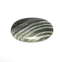 Chrysotile in Serpentine Palm Stone #0035