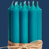 Turquoise Altar Candle