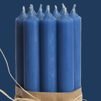 Petrol Blue Altar Candle
