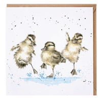 Wrendale Puddle Ducks Greetings Card