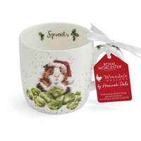 Wrendale Sprouts  Christmas Mug