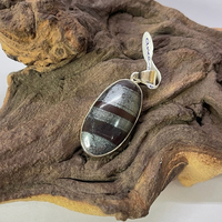 Ancestralite and Silver Pendant