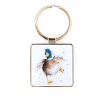 Wrendale A Waddle and a Quack Keyring