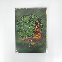 Celtic Hare Greeting Card