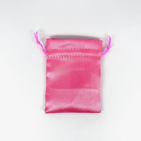 Small Pink Silk Bag