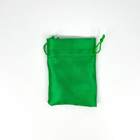 Small Green Silk Bag
