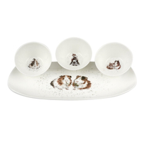 Wrendale 3 Bowls and Tray Set
