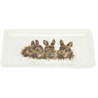 Wrendale Bunny Rectangle Plate