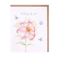 Wrendale Holly Blue Thinking Of You Card