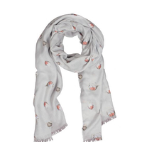 Wrendale The Jolly Robin Scarf