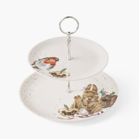 Wrendale Robin and Bunny  Cake Stand