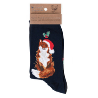 Wrendale Fox Christmas Socks