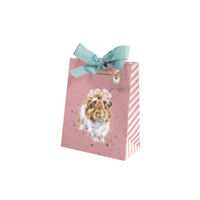 Wrendale Grinny Pig Small Gift Bag