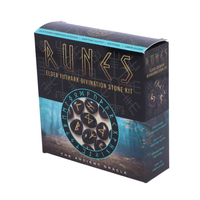 Nemesis Now Runes Elder Futhark Divination Stone Kit
