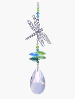 Dragonfly Green and Blue Suncatcher