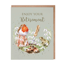 Wrendale  Let The Adventure Begin Robin Retirement Greeting Card