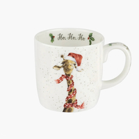 Wrendale Ho Ho Ho Christmas  Giraffe Mug