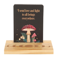 Affirmation Cards and Wooden Stand