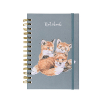 Wrendale Snug As A Cub Fox Ring Notebook