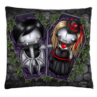 Frightlings Victor and Viktoria Vampling Day Dreamers Cushion