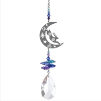 Hare and Moon Crystal Sun Catcher